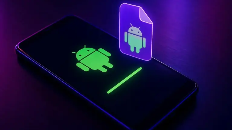 Installing the 60BD Android app from the APK file on a smartphone